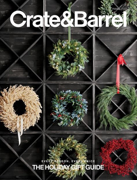 Crate & Barrel - 2023 Crate Gift Guide Drop 1 - Page 1 Tree Collar Christmas, Christmas Bookshelf, Christmas Edit, Christmas Table Linen, Christmas Tabletop Decor, Christmas Mantel Decorations, Crate Barrel, Rooms Ideas, Tree Shop