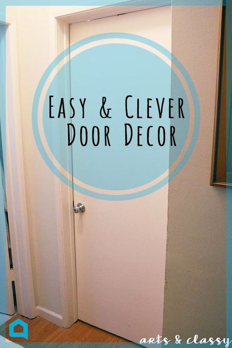 This is the coolest thing you'll see all day! Diy Door Makeover, Diy Door Decor, Elegant House, Decor Makeover, House Styling, Rental Decorating, Door Makeover, Diy Home Decor On A Budget, Home Decor On A Budget