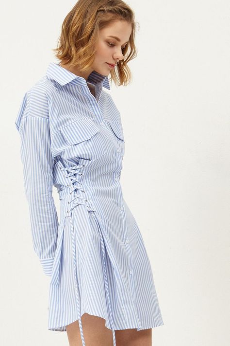 Eyelet Shirt, Red Shirt Dress, 90's Fashion, Mode Casual, Summer Fashion Trends, Mode Inspo, Moda Vintage, Looks Chic, 가을 패션