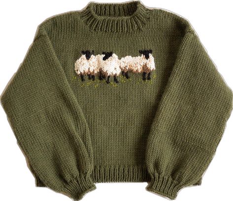 New handmade jumper embroidered with three sheep friends 🐑🐑🐑 this one was inspired by three sheep that I found near my house separate from… | Instagram Crochet Jumper Pattern, Stuck Together, Crochet Jumper, Jumper Patterns, Grandpa Sweater, Sweater Dress Women, From Instagram, Crochet Sweater, My House