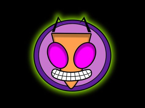 Irken Corporate Logo. Invader Zim Logo, Irken Symbol, Invader Zim Irken, Space Theme Phone, Zim Invader Zim, Doom 2, Jhonen Vasquez, Impending Doom, Invader Zim Characters