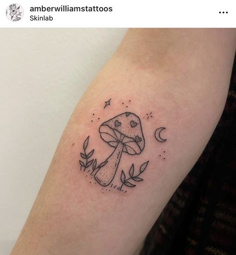 Seahorse Tattoo, Mushroom Tattoo, Party Tattoos, Mushroom Tattoos, Dad Tattoos, Botanical Tattoo, Fairy Tattoo, Jewelry Tattoo, Dot Work Tattoo