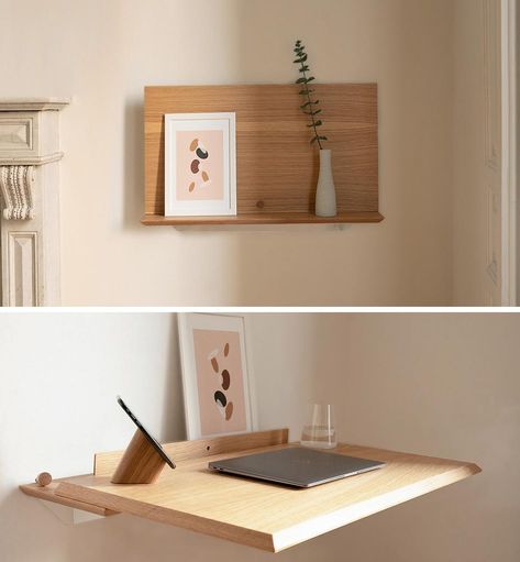 Diy Wall Desk, Floating Wall Desk, Fold Up Desk, Diy Floating Desk, Desk Wall Mounted, Wall Mounted Computer Desk, Diy Standing Desk, Fold Out Desk, Fold Down Desk