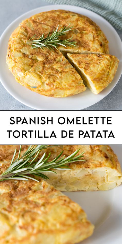 Spanish Tortilla Recipe, Authentic Spanish Recipes, Easy Spanish Recipes, Spanish Dinner, Spanish Potatoes, Spanish Tapas Recipes, Traditional Spanish Recipes, Spanish Tortilla, Spanish Omelette