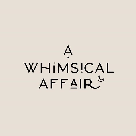 Studio A | Brand Design on Instagram: “A whimsical looking logo concept for A Whimsical Affair ✨ Which color scheme looks better? — #madebystudioA • • • • •  #graphicdesign…” Fairytale Font Typography, Logo Design Whimsical, Art Business Logo Ideas, Logo Design Inspiration Aesthetic, Fantasy Branding Design, Whimsical Packaging Design, Whimsical Brand Identity, Mystic Branding Design, Whimsical Logo Design Inspiration