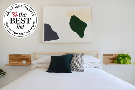 The Best Editor-Tested Cotton Percale Sheets You Can Buy Now Best Cooling Sheets, Hotel Sheets, Cleaning Advice, Best Sheets, Organic Cotton Sheets, The Company Store, Buy Bed, Hotel Bed, Percale Sheets