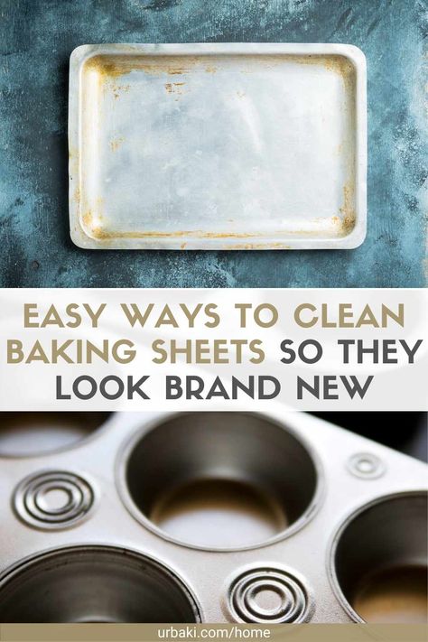 How To Clean Old Cookie Sheets, How To Clean Sheet Pans, Clean Sheet Pans, How To Clean Cookie Sheets How To Remove, Clean Nonstick Pans, How To Clean Baking Pans, Clean Baked On Grease From Pans, How To Clean Cookie Sheet Pans, How To Clean Baking Sheets