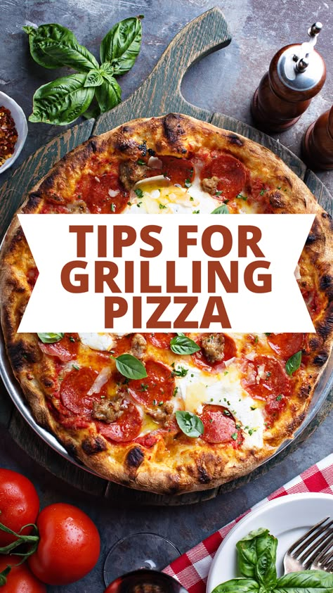 Grilled pizza is a perfect summer meal because you don't have to heat the house with the oven. Read below how easy grilling pizza is. I have shared tips and hacks to make a perfect grilled pizza everytime. Pizza On Bbq Grill, Pizzas On The Grill, Bbq Pizza Grilled, Pizza On Grill How To Make, Homemade Pizza On The Grill, Pizza On The Grill Recipes, Grilling Pizza On The Grill, Homemade Pizza In Pizza Oven, Pizza On The Grill With Stone