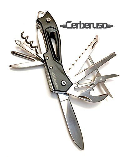 OddJob by Cerberuso  11 in 1 Folding Pocket Knife Multitool Lightweight Multi Functioning Hand Tool Includes Knife Screwdriver Corkscrew Scissors A Handy Multi tool for the Odd Job * Be sure to check out this awesome product. (This is an affiliate link) Leatherman Tool, Best Trail Running Shoes, Odd Jobs, Solar Charge Controller, Multipurpose Tools, Portable Solar Panels, Amazon Reviews, Phillips Screwdriver, Folding Pocket Knife