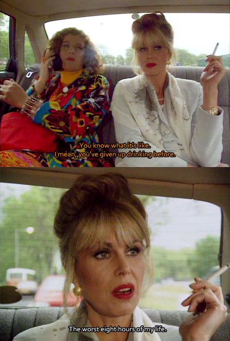 Ab Fab Absolutely Fabulous Quotes, Patsy And Eddie, Patsy And Edina, Patsy Stone, Jennifer Saunders, British Sitcoms, Fabulous Quotes, Joanna Lumley, Ab Fab