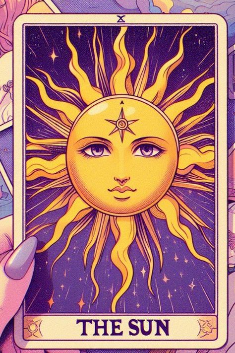 The Sun - Tarot card meaning ⋆ Tarot Nova The Sun Tarot Card Wallpaper, Positive Cards, Sun Tarot Card, Learning Tarot, The Sun Tarot Card, Capricorn Season, Family Quotes Inspirational, Rider Waite Deck, The Sun Tarot