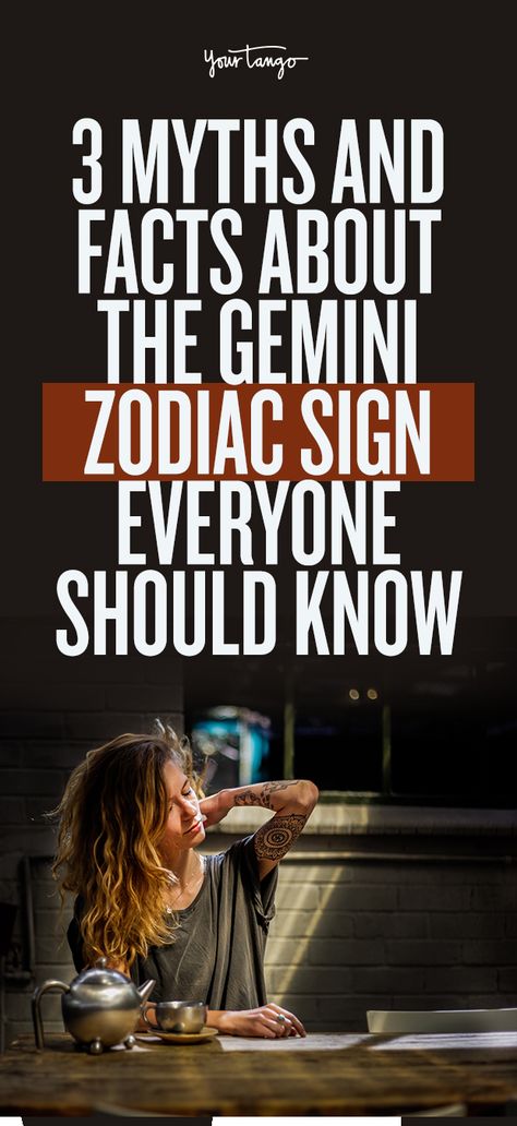 3 Myths And Facts About The Gemini Zodiac Sign Everyone Should Know | YourTango Facts About Gemini Women, Bad Character Traits, Famous Geminis, Gemini Signs, About Gemini, Gemini People, Gemini Characteristics, June Gemini, Gemini Personality