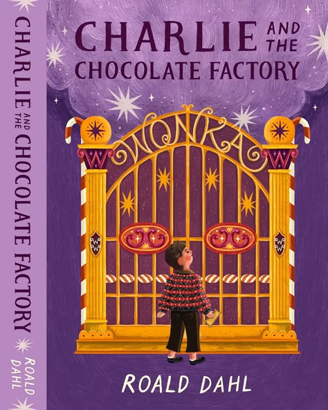 Factory Illustration, Chocolate Factory Party, Charlie Chocolate Factory, Chocolate Letters, Wonka Party, Book Cover Mockup, Air Max Day, School Creative, Charlie And The Chocolate Factory