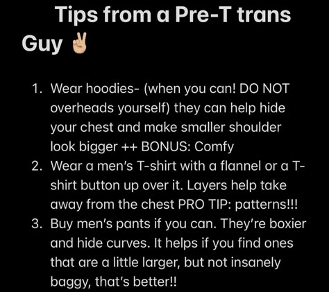 Gender Fluid Tips, Trans Guy Tips, Nonbinary Tips, Trans Masc Tips, Trans Ftm Tips, Masc Tips, Ftm Testosterone, Masc Nonbinary, Voice Training Exercises