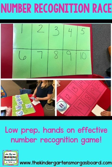 Number Games For Kindergarten, Kindergarten Number Recognition, Number Games Kindergarten, Number Recognition Preschool, Number Recognition Games, Number Recognition Activities, Math Review Game, Number Sense Kindergarten, Kindergarten Smorgasboard