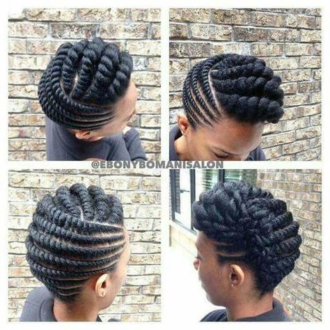 What to do when you're tired of your natural hair? – JOSHICA BEAUTY Different Styles Of Braids, Two Strand Twist Updo, Styles Of Braids, Hair With Braids, Flat Twist Hairstyles, Flat Twist Updo, Twisted Hair, Twisted Updo, Natural Hair Twists