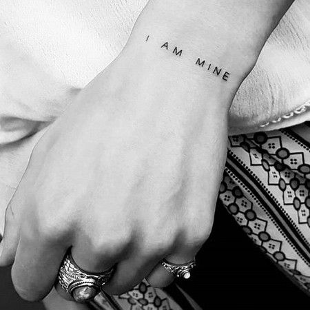 I Am Mine, Empowering Tattoos, Molecule Tattoo, Girl Power Tattoo, Dragons Tattoo, Feminist Tattoo, Power Tattoo, Self Love Tattoo, Pisces Tattoos