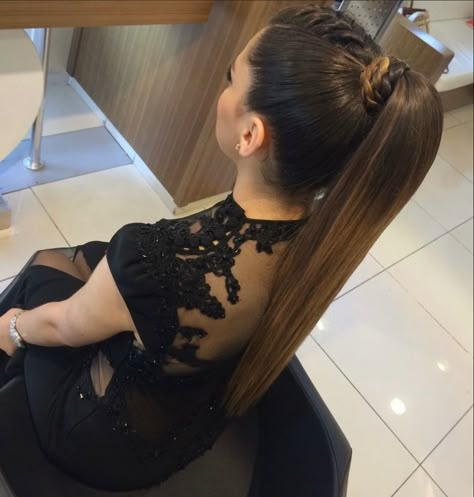 Messy Ponytail Hairstyles, Cute Prom Hairstyles, High Ponytail Hairstyles, Ponytail Hairstyles Easy, Beach Hairstyles For Long Hair, Going Out Hairstyles, Front Hair Styles, Short Hair Balayage, Hairstyles For Kids