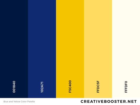 Combination Of Blue Colour, Blue And Yellow Palette Colour Schemes, Color Palette With Blue And Yellow, Navy Blue Yellow Color Palette, Blue Yellow Black Color Palette, Navy Blue And Yellow Color Palette, Yellow And Blue Color Scheme, Black And Yellow Palette, Yellow Color Palette Combination