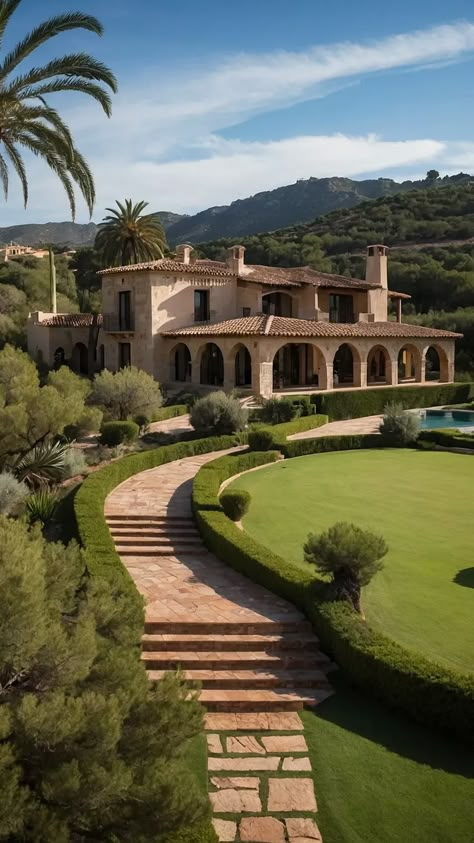 Envisioning Elegance: 15 Exquisite Spanish Villa Design Ideas - Inspire Inlet Spanish House Aesthetic, Spanish Villa Design, Spanish Mediterranean Homes Exterior, Modern Spanish House Exterior, Spanish Villa Interior, Spanish Style Villa, Spanish House Exterior, Spanish House Design, Spanish Style Mansion