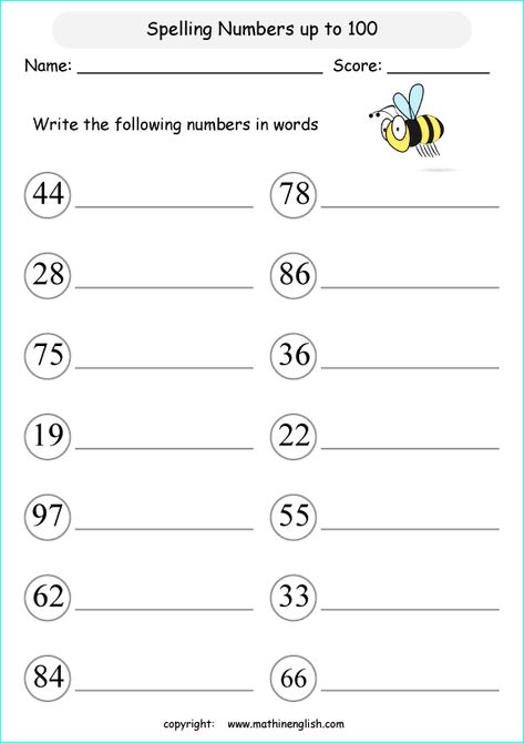 Number Words Worksheets 1-100 Writing Numbers 1-100 Worksheet, 1-100 Worksheets, Write In Words Worksheet Maths, Maths Worksheet For Class 1 Number Names, Number In Words Worksheet, 1 20 Number Worksheet, Number Spelling Worksheets, Number Names Worksheet 1 To 100, Write Numbers In Words Worksheet