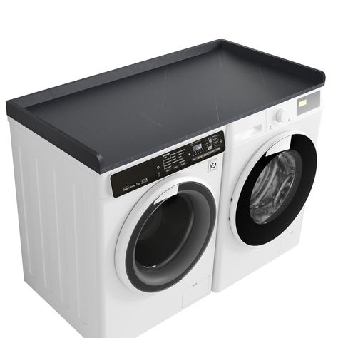 Stackable washer dryer laundry room