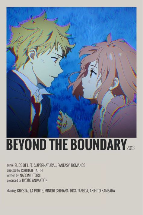 Anime Ideas To Watch, Anime Recomendation, Anime Recs, Minimalist Anime, Beyond The Boundary, Best Romance Anime, Japanese Animated Movies, Anime Suggestions, Anime List