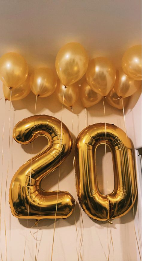 20th Birthday Balloons, Birthday E-card, Birthday Balloons Pictures, Happy 20th Anniversary, 20 Birthday Cake, 50 Anniversary, Birthday Decorations At Home, Happy 20th Birthday, Birthday Room Decorations