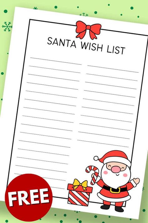 Looking for the perfect Christmas list template to print? Grab TONS of cute free Christmas list printables here - including Christmas shopping list printables, Christmas wish list, Santa wish list templates, and more! Download 16 free Christmas wish list PDFs now - no email required! Santa List Printable Free, Santa Wish List Printable, Printable Christmas List, Wish List Template, Christmas Wish List Template, Christmas List Template, Kids Christmas List, Room Mom Ideas, Santa Wish List