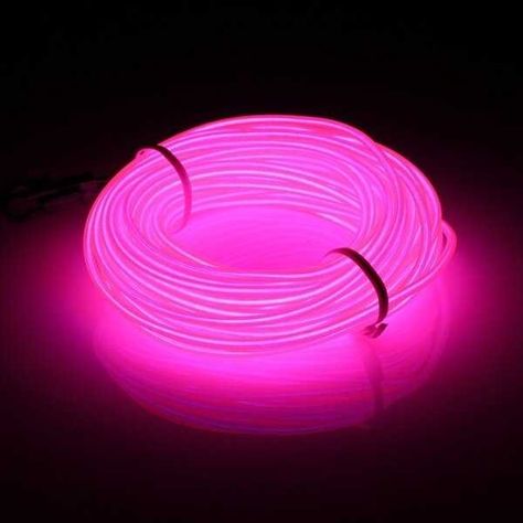 10M EL LED Flexible Soft Tube Wire Neon Glow Car Rope Strip Light Xmas Decor DC12V [Original Price]:US$10.49 [Promotion Price]:US$8.23 Havana Nights Gala, Wedding Bar Decor, Electroluminescent Wire, Diy Glow, Neon Noir, Bedroom Vibes, Bicycle Decor, El Wire, Outdoor Garden Lighting