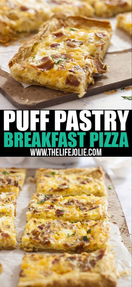 Make Ahead Puff Pastry Breakfast, Breakfast Pizza Puff Pastry, Puff Pasty Recipe Breakfast, Brunch Ideas Puff Pastry, Bacon Egg And Cheese Puff Pastry, Egg And Puff Pastry Recipes, Sausage Egg And Cheese Puff Pastry, Breakfast Ideas Using Puff Pastry, Puff Pastry Egg Recipes