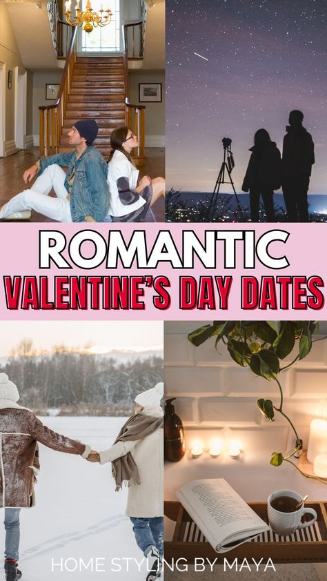 valentine's day date ideas, cute valentine's day date ideas Home Date Ideas, Romantic Valentines Day Ideas, Romantic Valentines Day, At Home Dates, Day Date Ideas, Romantic Times, Valentines Day Date, Valentines Day Desserts, Home Styling