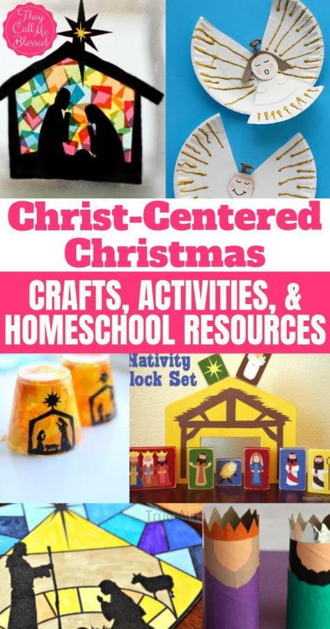 Enjoy these 30+ Christ-Centered Christmas Crafts with your children while recounting the story of Jesus' Birth and God's greatest gift of all!! Inquiry Classroom, Christ Centered Christmas Crafts, Jesus Christmas Crafts, Christian Christmas Activities, Christmas Church Crafts, Christmas Sunday School Crafts, Religious Christmas Crafts, Christian Christmas Crafts, Christmas Homeschool