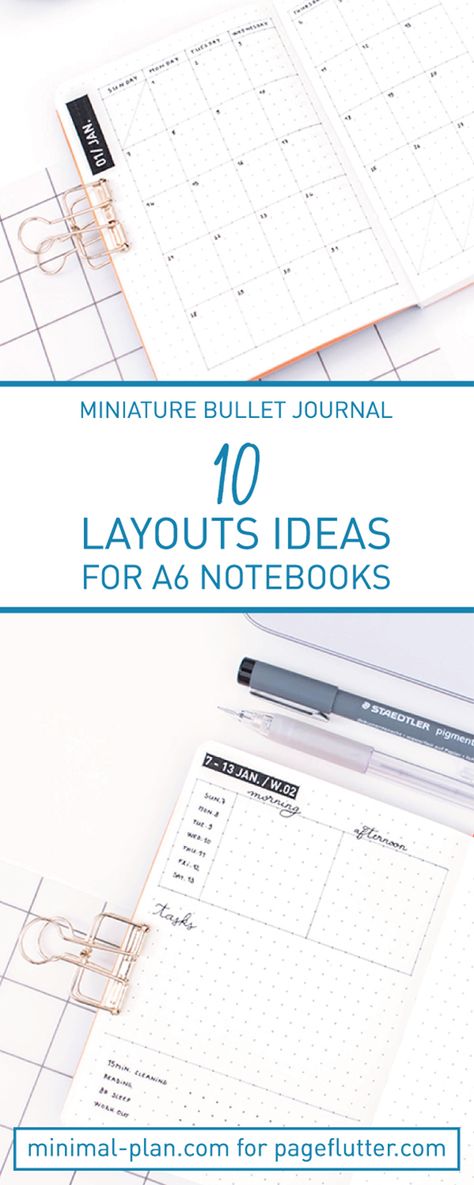 Miniature paper planning ideas! A6 Bullet Journal Layouts for your post portable paper planning ever! A6 Journal Ideas, A6 Planner Ideas, A6 Bujo, A6 Bullet Journal, A6 Journal, Weekly Log, Bujo Layout, Bullet Journal How To Start A, Bullet Journal Tracker