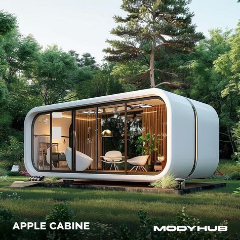 Capsule Home, Capsule House, Eco House Design, Mobile House, Small Tiny House, Resort Architecture, Tiny House Inspiration, Underground Homes, Container Architecture