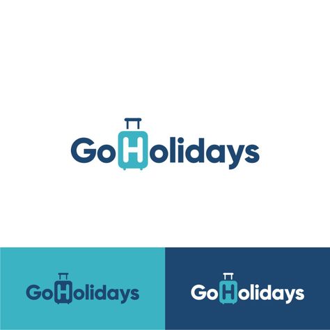 Design #15 by mekanin | Go Holidays Travels Logos Design, Travel Agency Logo Ideas, Travel Logo Design Ideas, Travel Agency Branding, Travel Company Logo, Holiday Logo Design, Trip Logo, Travel Logos, Travel Logo Design