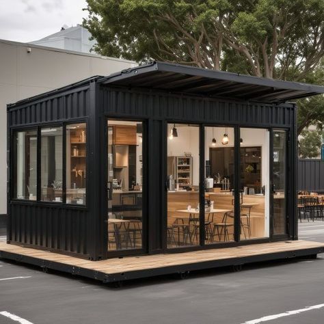 Start your mobile cafe with a Portable Cafe Container! 🚚☕ Save money, move anywhere, and design it your way. Eco-friendly and fully customizable! Explore more here: https://www.samanportable.com/product/portable-cafe-containe/ #CoffeeShop #MobileCafe #EcoFriendly #PortableCafe Container Cafe Design Ideas, Portable Cafe, Cabin Cafe, Industrial Coffee Shop, Container Coffee Shop, Portable Sheds, Mobile Cafe, Prefab Container Homes, Container Restaurant