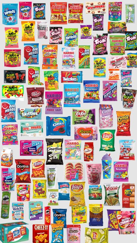 Gymnastics Snacks, Sleepover Food Snacks, Polish Snacks, Paper Squishes, Paper Squish, Snack Lays, Paper Squishies, Gummies Candy, Sleepover Snacks