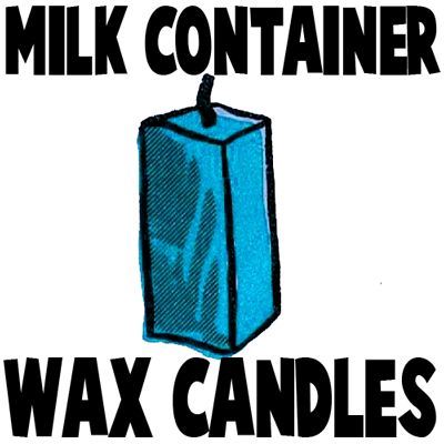 Candles From Old Candles, Colorful Candle, Milk Container, Carton Diy, Milk Cartons, Making Candles, Old Candles, Large Candle, Milk Carton