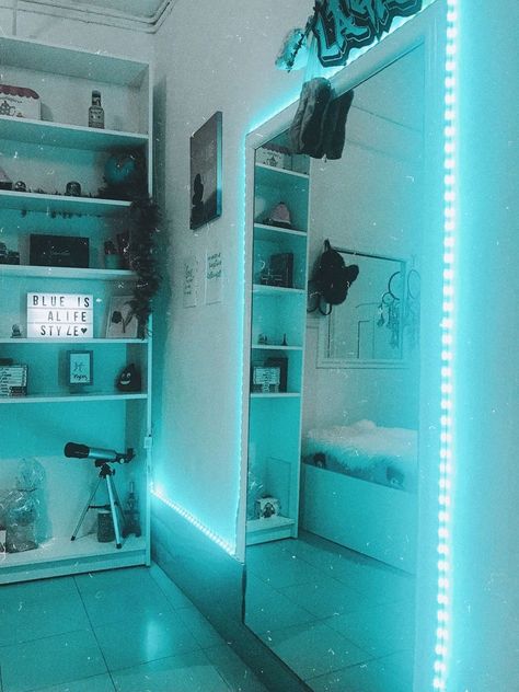 Teal Pastel Aesthetic, Teal Things Aesthetic, White Teal Aesthetic, Torquise Aesthetics, Teal Aesthetic Bedroom, Cyan Room, Teal Room Aesthetic, Blue Teal Aesthetic, Light Teal Aesthetic