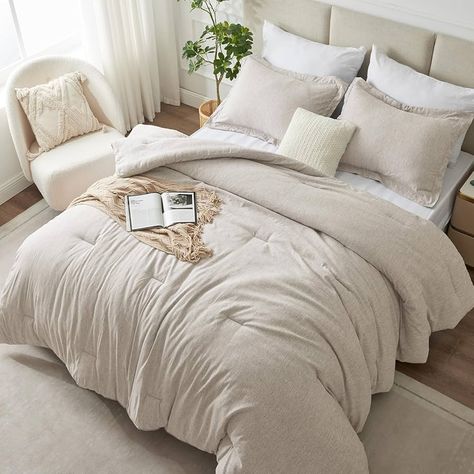 Amazon.com: CozyLux King Size Comforter Set - 3 Pieces Sage Green Soft Luxury Cationic Dyeing Bedding Comforter for All Season, Breathable Lightweight Fluffy Boho Bed Sets with 1 Comforter and 2 Pillow Shams : Home & Kitchen Simple Bedding Comforters, King Size Bedding Ideas Neutral, Bed Set Comforter, California King Bed Comforter, Modern Farmhouse Master Bedding, Bedding With White Comforter, Bed Sets Full Size, Bedding For Cream Headboard, Neutral Bedding Set