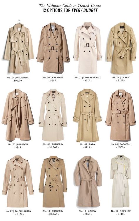 Clothes For Women In 20's, Trent Coat, Spring Trench Coat, Spring Outerwear, Mode Mantel, Outfit For Spring, Trench Coat Outfit, Fashion Terms, Fashion Vocabulary