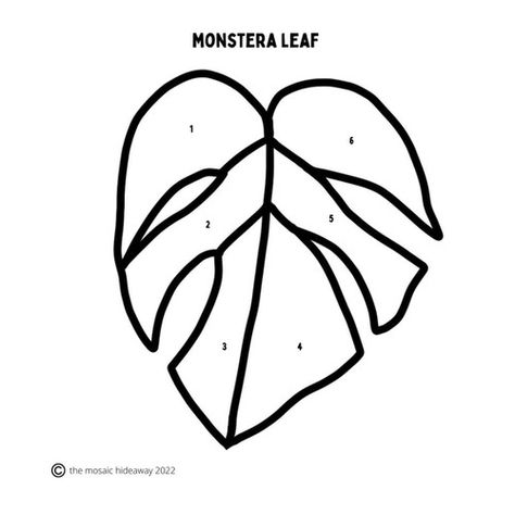 Monstera Leaf Stained Glass Plant Patterns, Monarch Stained Glass Pattern, Monstera Plant Stained Glass Pattern, Stained Glass Monstera, Simple Stained Glass Plant, Monstera Leaf, Stained Glass Patterns, Stained Glass, Stain