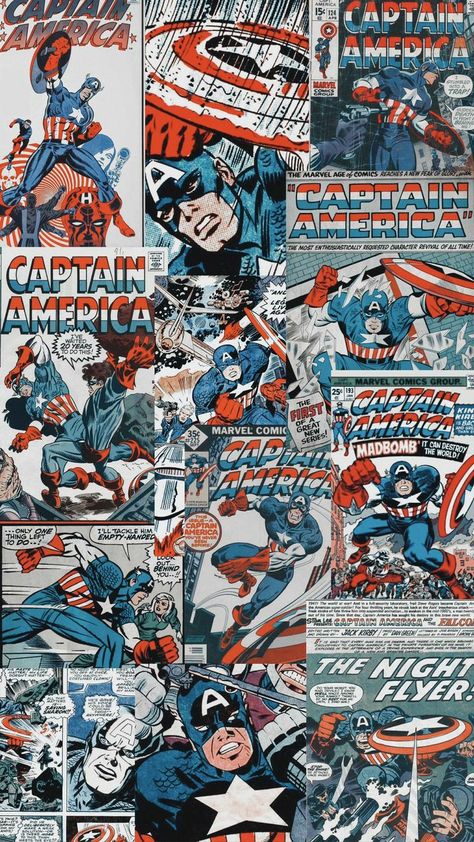 Capitan America Wallpaper, Captain America Aesthetic, Kapten Marvel, Marvel Comics Vintage, Marvel Background, Captain America Wallpaper, Penanda Buku, Captain America Comic, Marvel Gifts