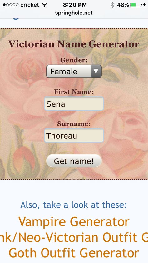 Names Victorian Surnames, Victorian Names, Outfit Generator, Reference Chart, Neo Victorian, Name Generator, Victorian Clothing, The Sims 3, Oc Inspo