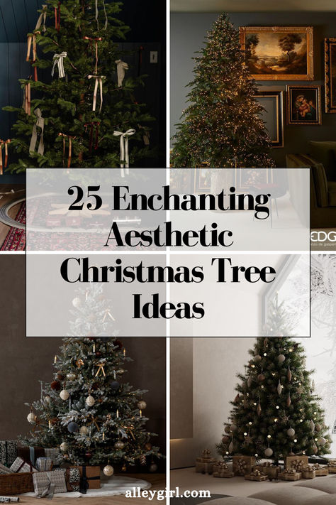 christmas decor ideas, christmas tree ideas, christmas tree themes, christmas tree decor ideas Bungalow Christmas Decor, Simple Christmas Tree Garland, Aesthetic Christmas Tree Decor Ideas, White Bulbs On Christmas Tree, Trendy Christmas Tree Ornaments, Restoration Hardware Christmas Tree, Simple Beautiful Christmas Tree, Christmas Tree Themes Minimalist, Christmas Tree Decor Ideas Minimalist