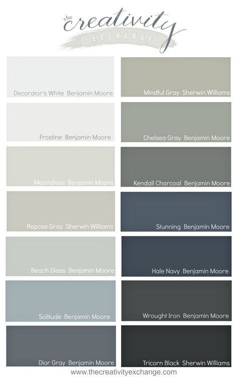 Repose Gray from Sherwin Williams: Color Spotlight Oak Kitchen Remodel, Interior Paint Colors Schemes, Mindful Gray, Front Door Paint Colors, Hale Navy, Popular Paint Colors, Door Paint Colors, Paint Color Schemes, Painted Front Doors