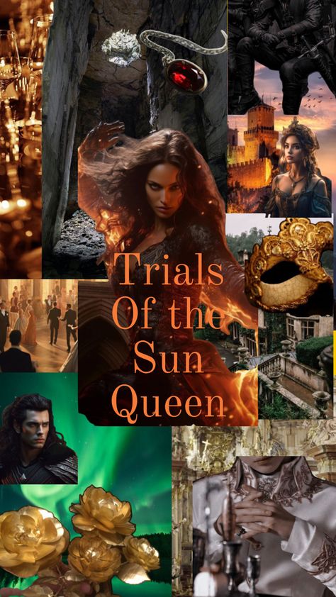 Trial Of The Sun Queen, Sun Queen, Summer Reads, Fantasy Romance Books, Book Vibes, Bullet Journal Design, Journal Design Ideas, Queen Aesthetic, Bookish Merch