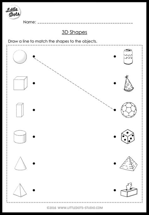 Help your kindergartener learn about 3D shapes with these fun and interactive worksheets and activities! They'll practice identifying, sorting, and building 3D shapes, all while having a 3d Shape Worksheets For Kindergarten, 3d Shapes Preschool Activities, Shape Recognition Activities Preschool, Shapes And Patterns Worksheet Grade 2, 3 D Shapes Worksheets, Projects For 3rd Graders, Building 3d Shapes, 3d Shapes Kindergarten, Activities For Kindergarteners