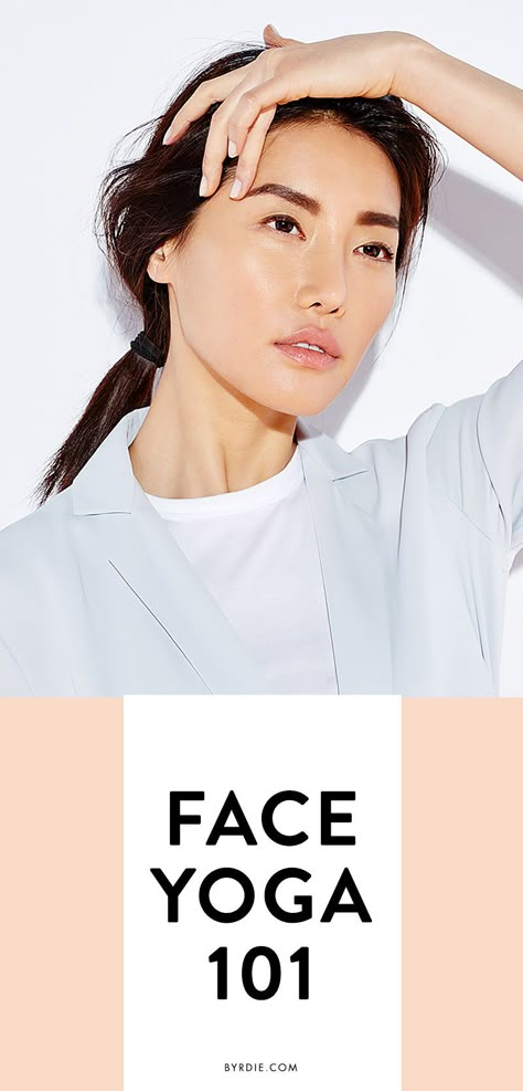 You do yoga to tighten up your body — why not try face yoga for firmer skin? These 4 antiaging facial exercises will have you looking younger in no time. // via @byrdiebeauty Face Training, Anti Aging Exercise, Facial Exercise, Face Yoga Exercises, Facial Yoga, Firmer Skin, Tighter Skin, Yoga Posen, Face Exercises